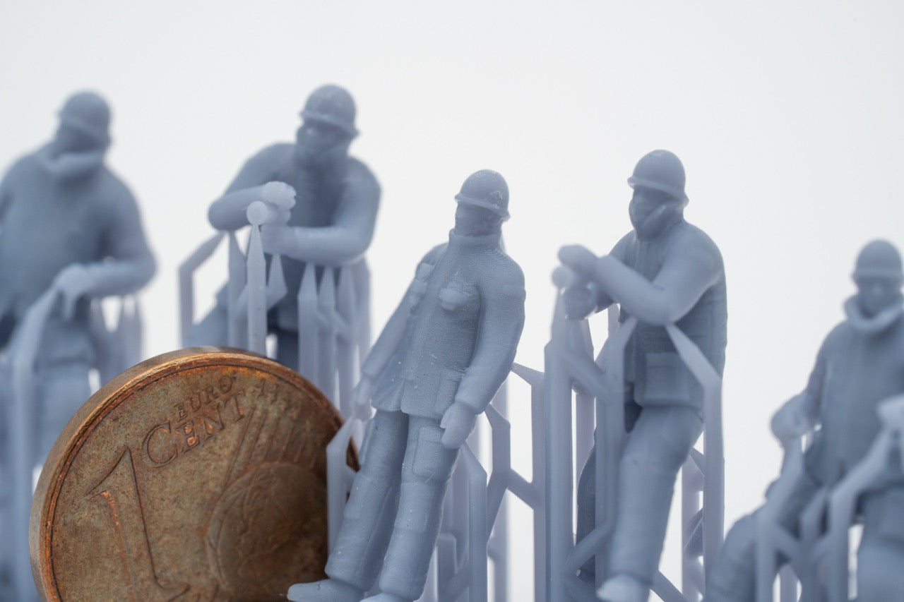Product photo Figure H0, 1:72 - 0: Firefighter Figures Set