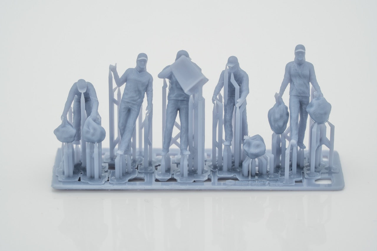 Produktfoto Figur H0, 1:72 - 0: Müllabfuhr Team Figuren Set