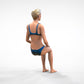 Product photo 0: Woman in bikini - sitting