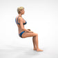 Product photo 0: Woman in bikini - sitting