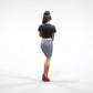 Product photo 0: Woman in skirt and blouse