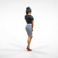 Product photo 0: Woman in skirt and blouse