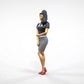Product photo 0: Woman in skirt and blouse