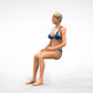 Product photo 0: Woman in bikini - sitting