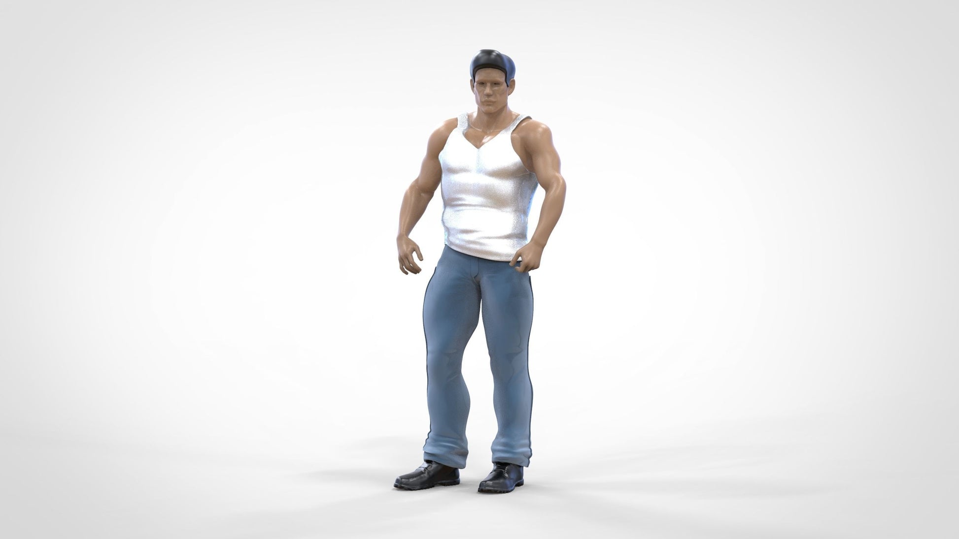 Product photo 0: Musclebound - Bodybuilder in tank top