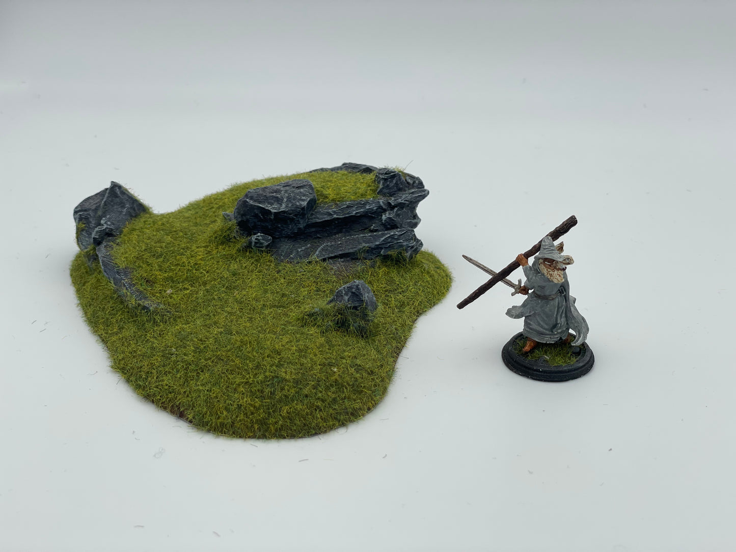 Product photo Tabletop 28mm The Printing Goes Ever On (TPGEO) 0: Hill Terrain Type C - Gentle Rise in Grassland