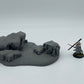 Product photo Tabletop 28mm The Printing Goes Ever On (TPGEO) 0: Hill Terrain Type E - Gentle Rise in Grassland - Rocks