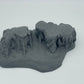 Product photo Tabletop 28mm The Printing Goes Ever On (TPGEO) 0: Hill Terrain Type F - Gentle Rise in Grassland - Rocks