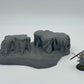 Product photo Tabletop 28mm The Printing Goes Ever On (TPGEO) 0: Hill Terrain Type F - Gentle Rise in Grassland - Rocks