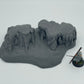 Product photo Tabletop 28mm The Printing Goes Ever On (TPGEO) 0: Hill Terrain Type F - Gentle Rise in Grassland - Rocks