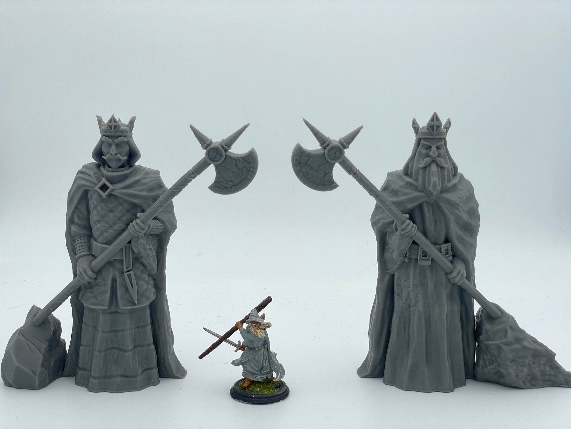 Product photo Tabletop 28mm The Printing Goes Ever On (TPGEO) 0: Statues of Kings - Witnesses of Lost Kingdoms - Mementos of Powerful Rulers