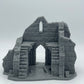 Product photo Tabletop 28mm The Printing Goes Ever On (TPGEO) 0: Ruin E - Debris of a medieval town - Destroyed house