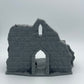 Product photo Tabletop 28mm The Printing Goes Ever On (TPGEO) 0: Ruin E - Debris of a medieval town - Destroyed house