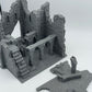 Product photo Tabletop 28mm The Printing Goes Ever On (TPGEO) 0: Ruin E - Debris of a medieval town - Destroyed house