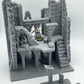 Product photo Tabletop 28mm The Printing Goes Ever On (TPGEO) 0: Ruin E - Debris of a medieval town - Destroyed house