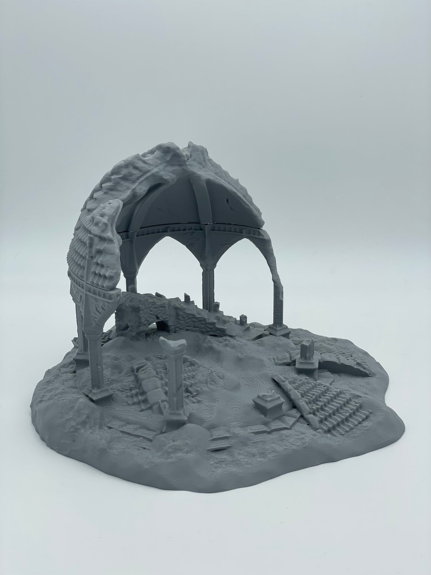 Product photo Tabletop 28mm The Printing Goes Ever On (TPGEO) 0: Fehntop Ruin - Decayed Outpost of the Wilderness