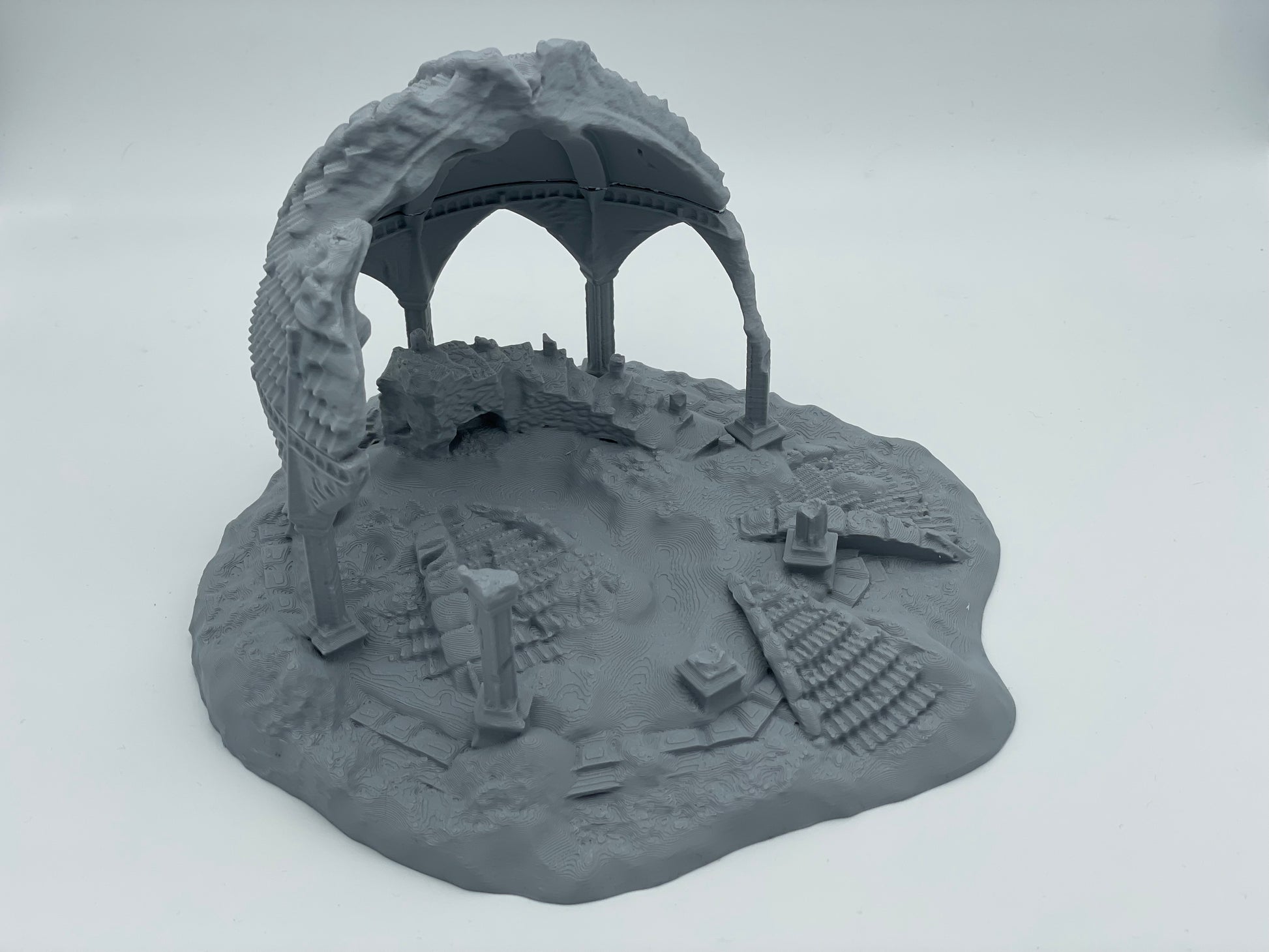Product photo Tabletop 28mm The Printing Goes Ever On (TPGEO) 0: Fehntop Ruin - Decayed Outpost of the Wilderness