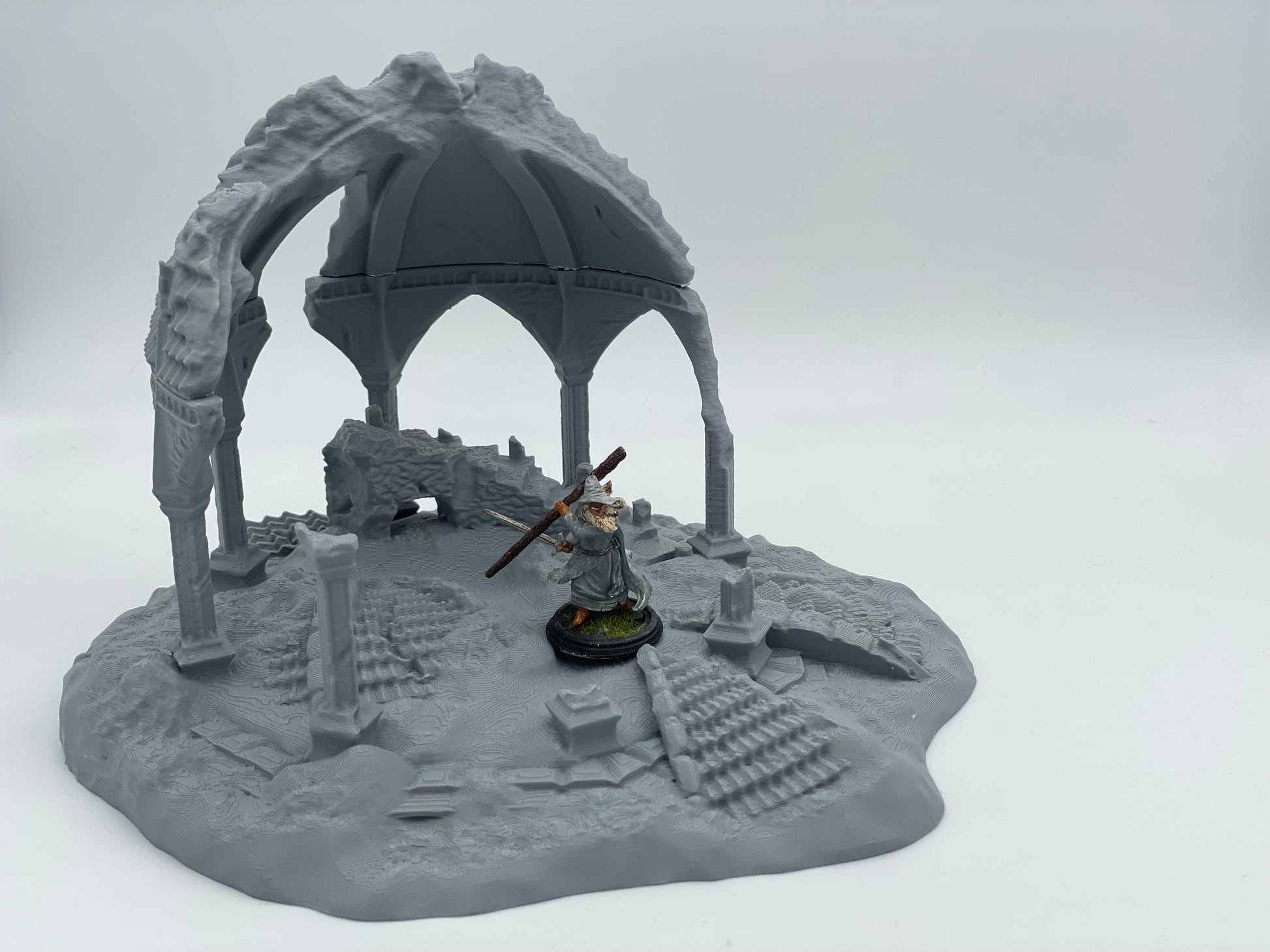 Product photo Tabletop 28mm The Printing Goes Ever On (TPGEO) 0: Fehntop Ruin - Decayed Outpost of the Wilderness