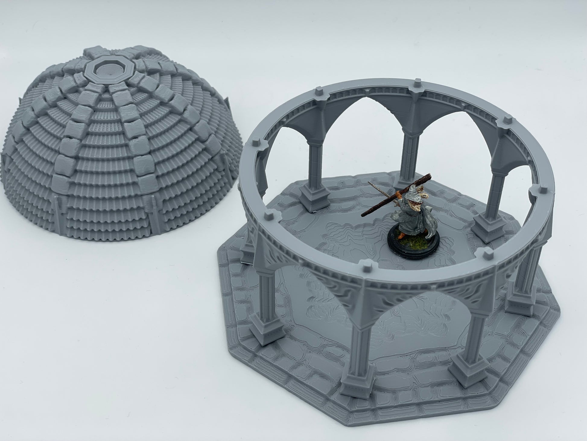 Product photo Tabletop 28mm The Printing Goes Ever On (TPGEO) 0: Fehntop Outpost - Weathered Stronghold in the Wilderness