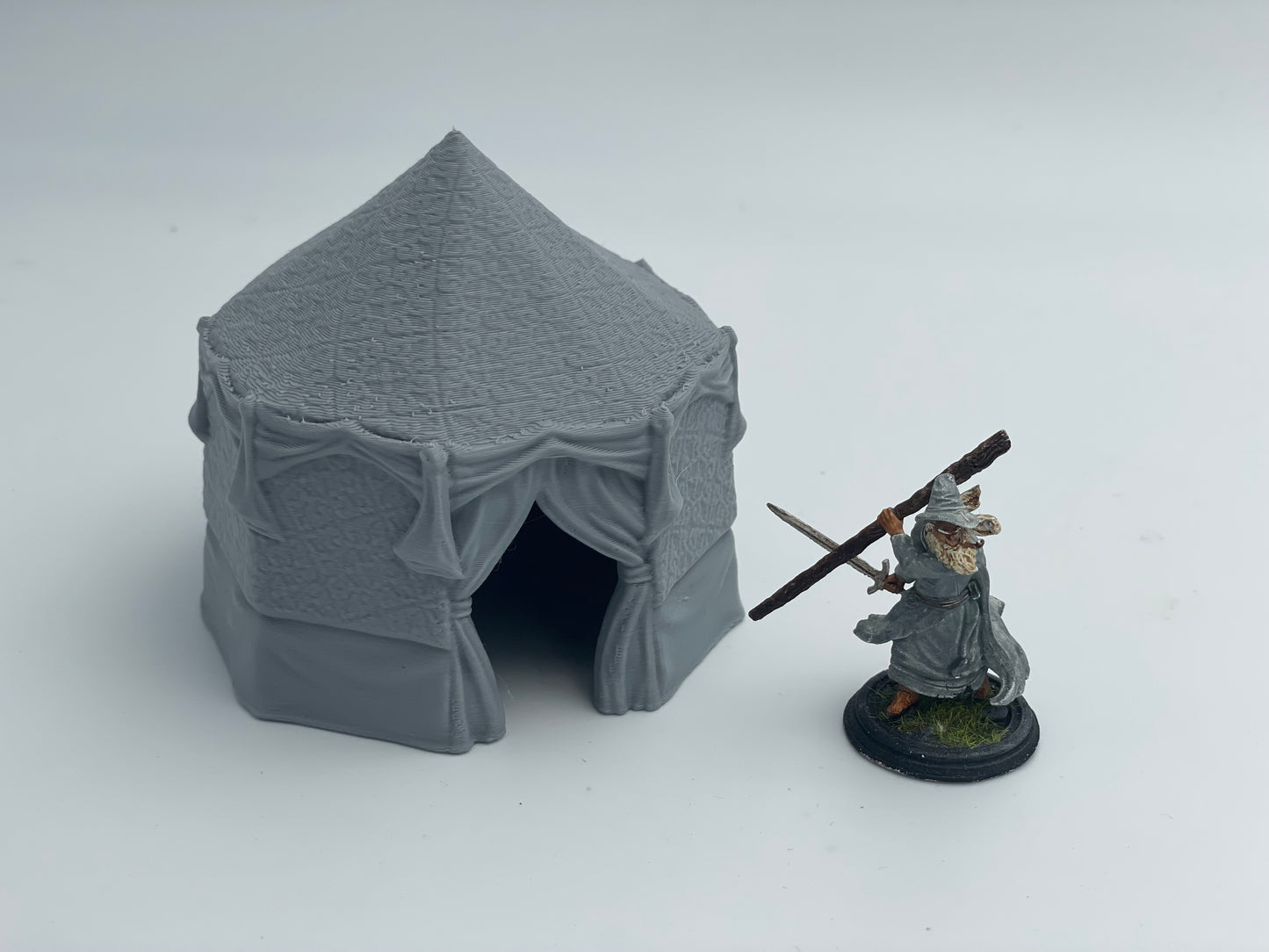 Product photo Tabletop 28mm The Printing Goes Ever On (TPGEO) 0: Oriental Tent A - Shelter in the Desert - Mobile Dwellings of the Southern Warriors