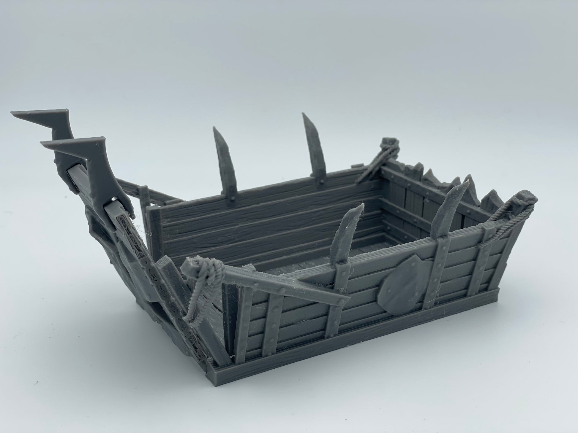 Product photo Tabletop 28mm The Printing Goes Ever On (TPGEO) 0: Small landing craft - Orc transport boat - Raft for siege
