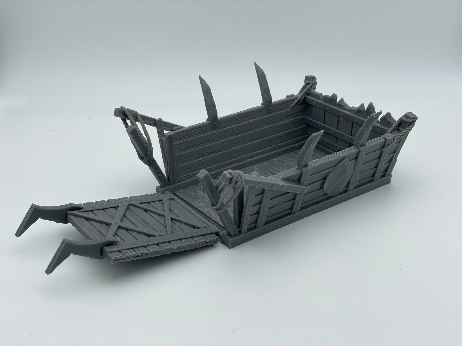 Product photo Tabletop 28mm The Printing Goes Ever On (TPGEO) 0: Small landing craft - Orc transport boat - Raft for siege