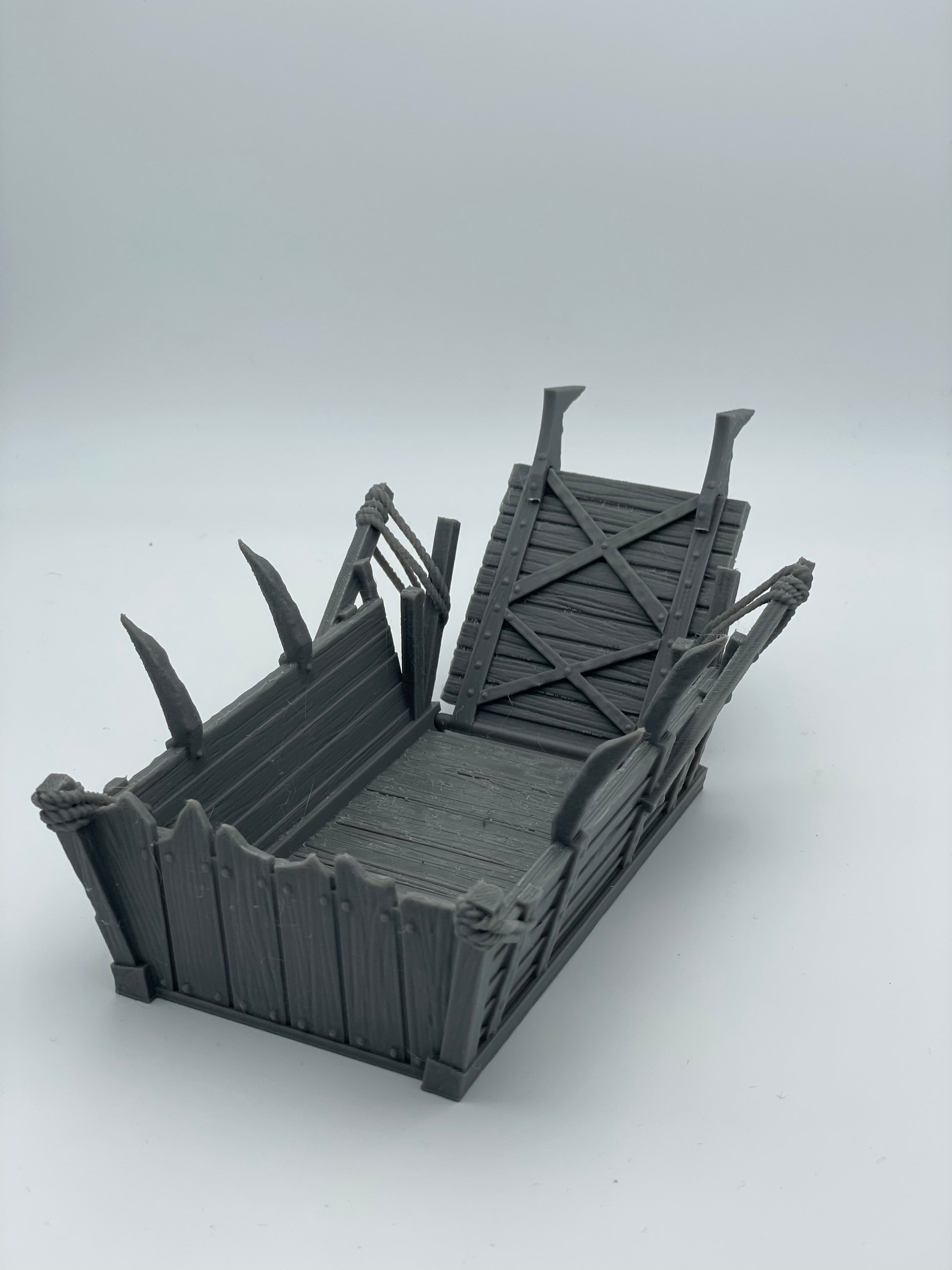 Product photo Tabletop 28mm The Printing Goes Ever On (TPGEO) 0: Small landing craft - Orc transport boat - Raft for siege