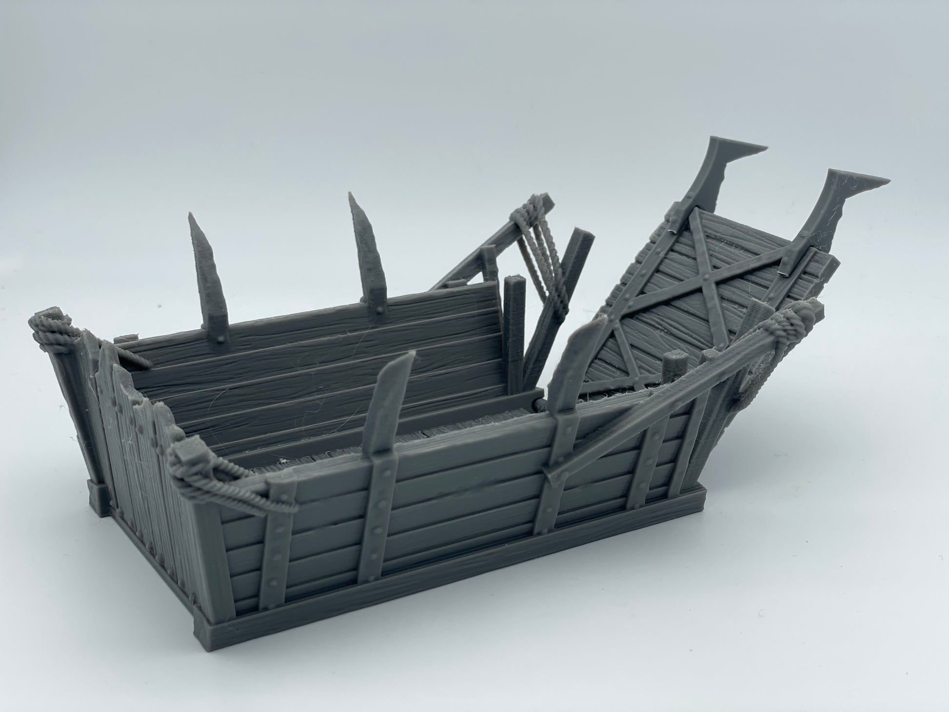 Product photo Tabletop 28mm The Printing Goes Ever On (TPGEO) 0: Small landing craft - Orc transport boat - Raft for siege