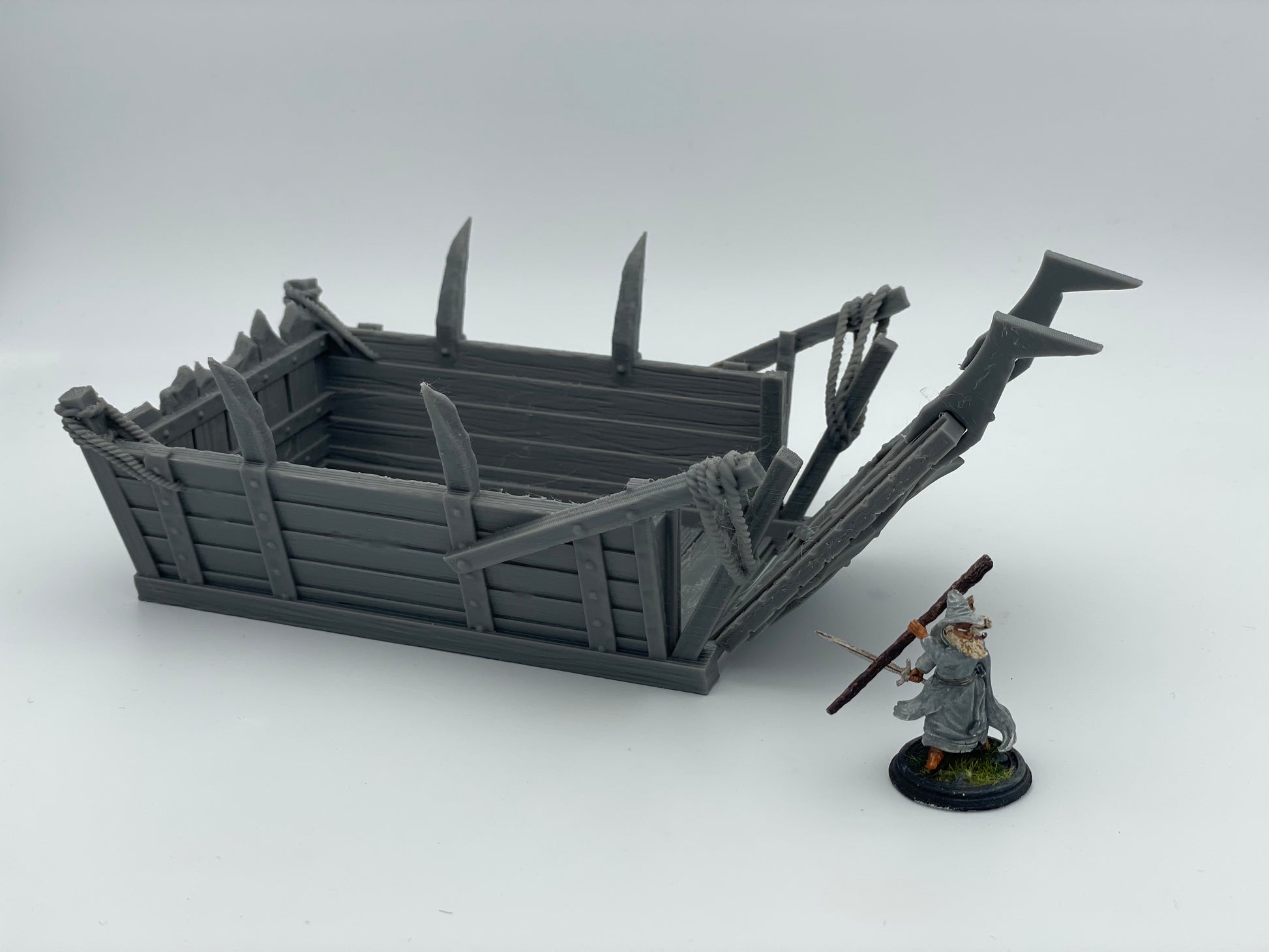 Product photo Tabletop 28mm The Printing Goes Ever On (TPGEO) 0: Small landing craft - Orc transport boat - Raft for siege