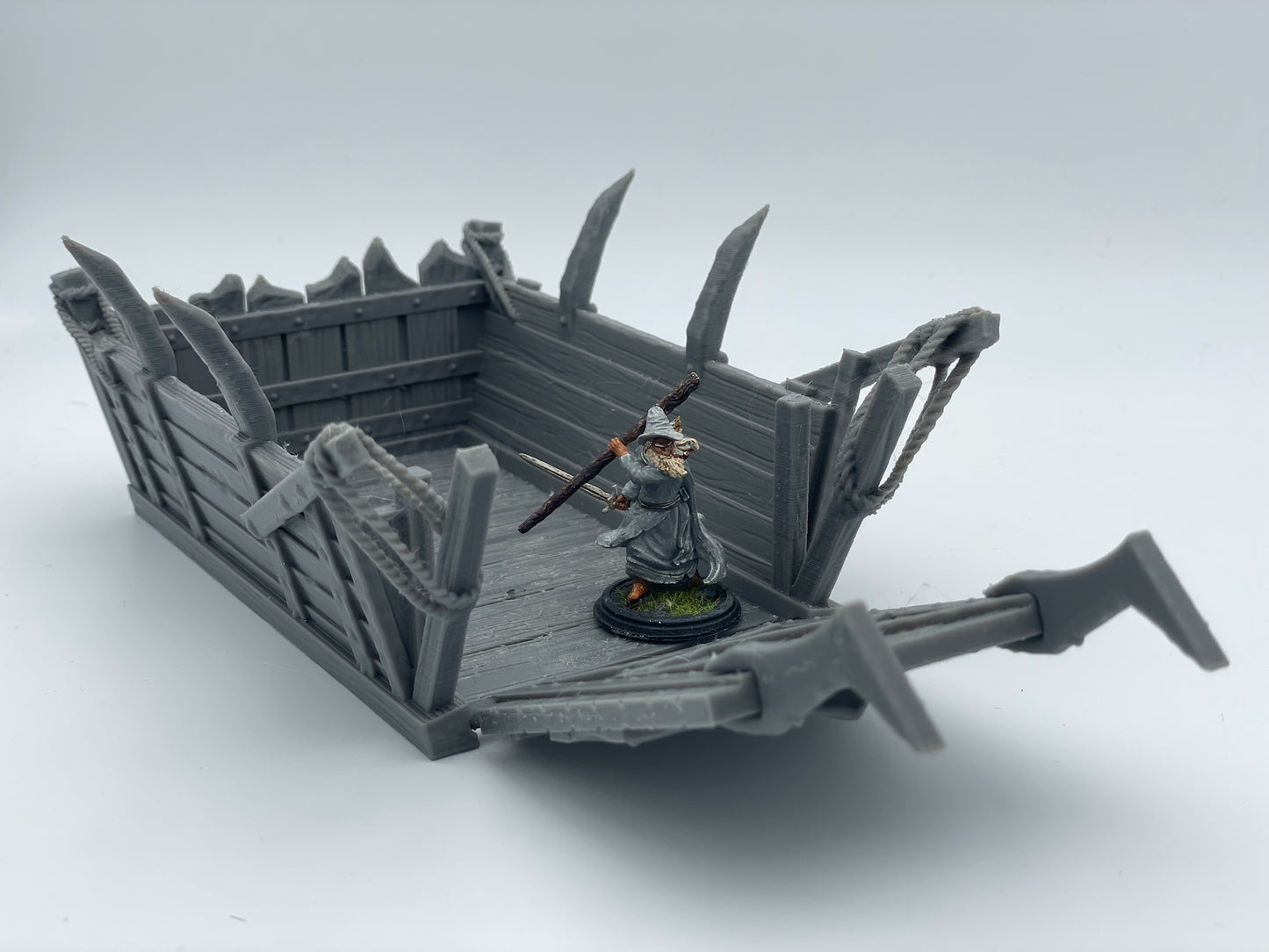 Product photo Tabletop 28mm The Printing Goes Ever On (TPGEO) 0: Small landing craft - Orc transport boat - Raft for siege
