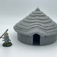 Product photo Tabletop 28mm The Printing Goes Ever On (TPGEO) 0: Native Hut B - Primitive Dwelling with Thatched Roof - Indigenous House