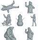 Diorama Model Building Product Photo 0: Winter Children - 7 Figures - Snowman and Snowball Fight