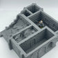 Product photo Tabletop 28mm The Printing Goes Ever On (TPGEO) 0: Ruins of medieval dwelling C - Remains of a building from the human realm Gonthan