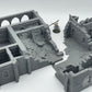 Product photo Tabletop 28mm The Printing Goes Ever On (TPGEO) 0: Ruins of medieval dwelling C - Remains of a building from the human realm Gonthan