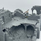 Product photo Tabletop 28mm The Printing Goes Ever On (TPGEO) 0: Ruins of medieval dwelling C - Remains of a building from the human realm Gonthan