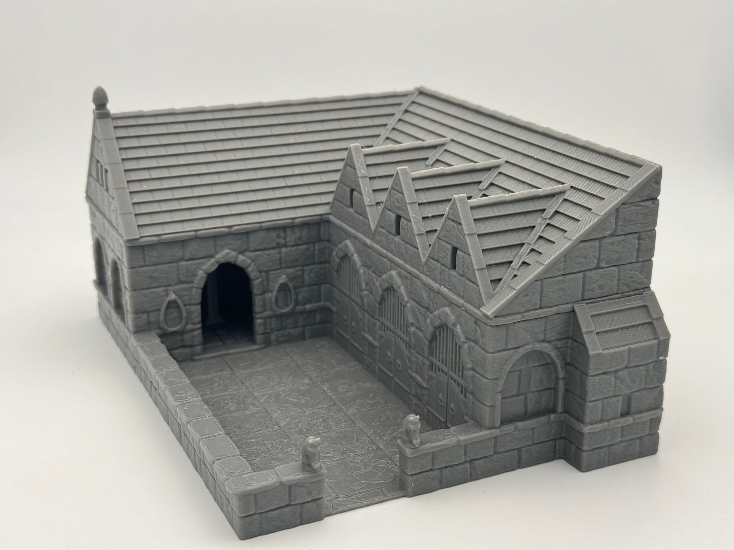 Product photo Tabletop 28mm The Printing Goes Ever On (TPGEO) 0: Stables Ivory City - Kingdom of Gonthan - Tabletop Terrain