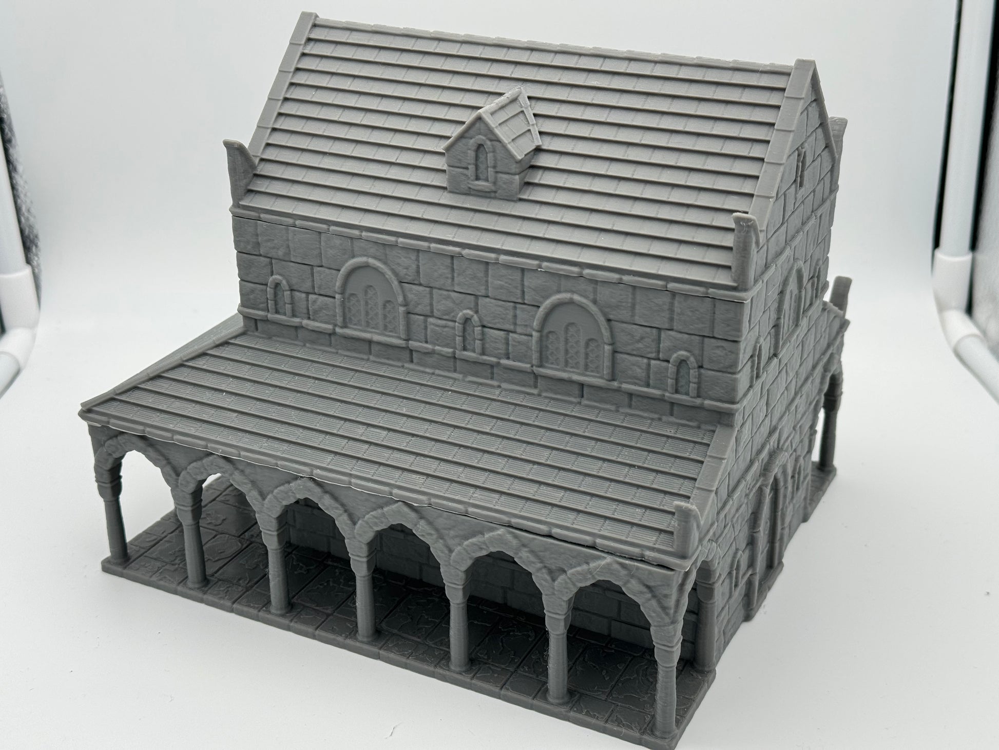 Product photo Tabletop 28mm The Printing Goes Ever On (TPGEO) 0: House A Ivory City - Building Kingdom of Gonthan - Tabletop Terrain