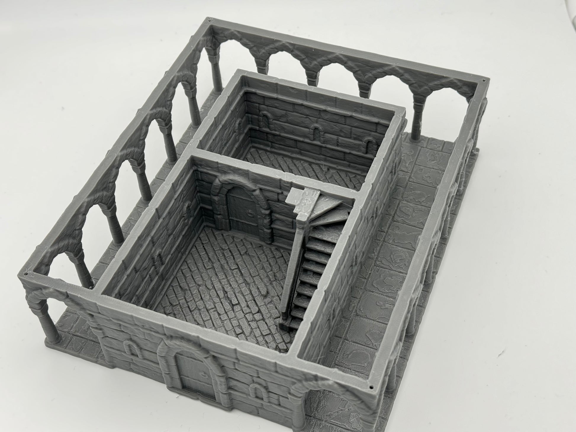 Product photo Tabletop 28mm The Printing Goes Ever On (TPGEO) 0: House A Ivory City - Building Kingdom of Gonthan - Tabletop Terrain