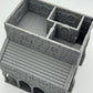 Product photo Tabletop 28mm The Printing Goes Ever On (TPGEO) 0: House B Ivory City - Kingdom of Gonthan Building - Tabletop Terrain