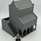 Product photo Tabletop 28mm The Printing Goes Ever On (TPGEO) 0: House B Ivory City - Kingdom of Gonthan Building - Tabletop Terrain
