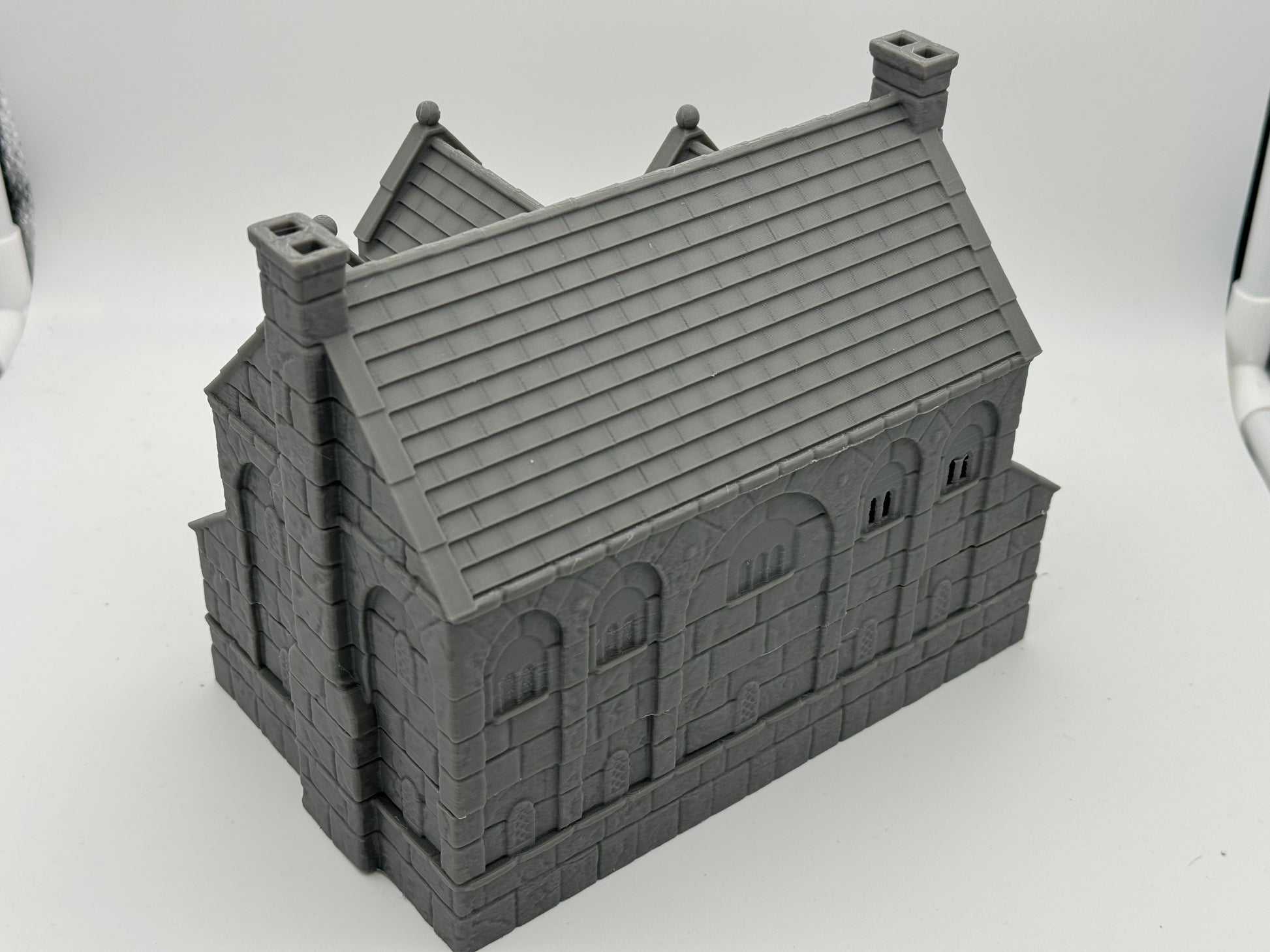 Product photo Tabletop 28mm The Printing Goes Ever On (TPGEO) 0: Inn Ivory City - Kingdom of Gonthan Building - Inn Tabletop Terrain
