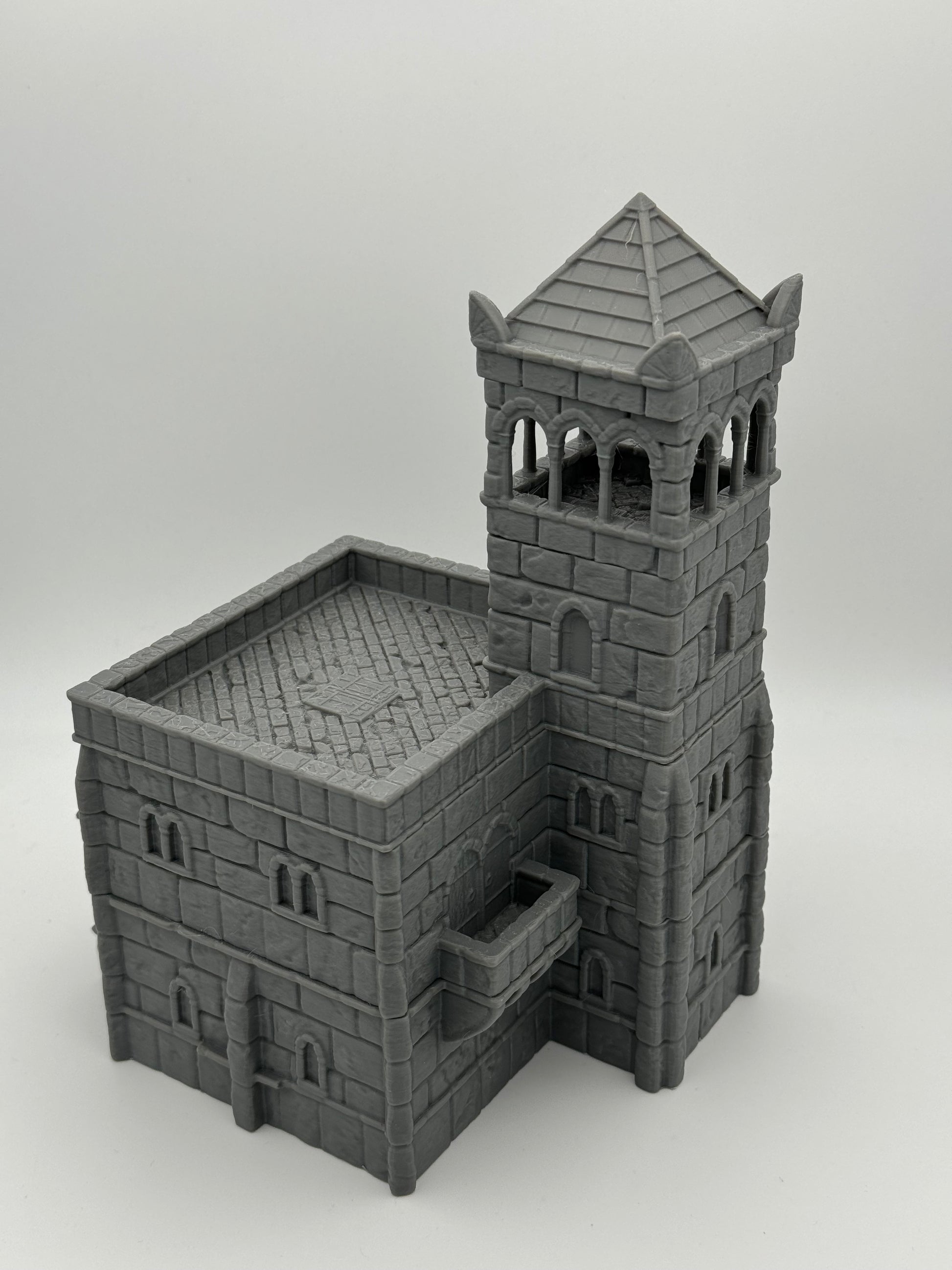 Product photo Tabletop 28mm The Printing Goes Ever On (TPGEO) 0: Ivory City Town Hall - Kingdom of Gonthan - Town Hall Tabletop Terrain