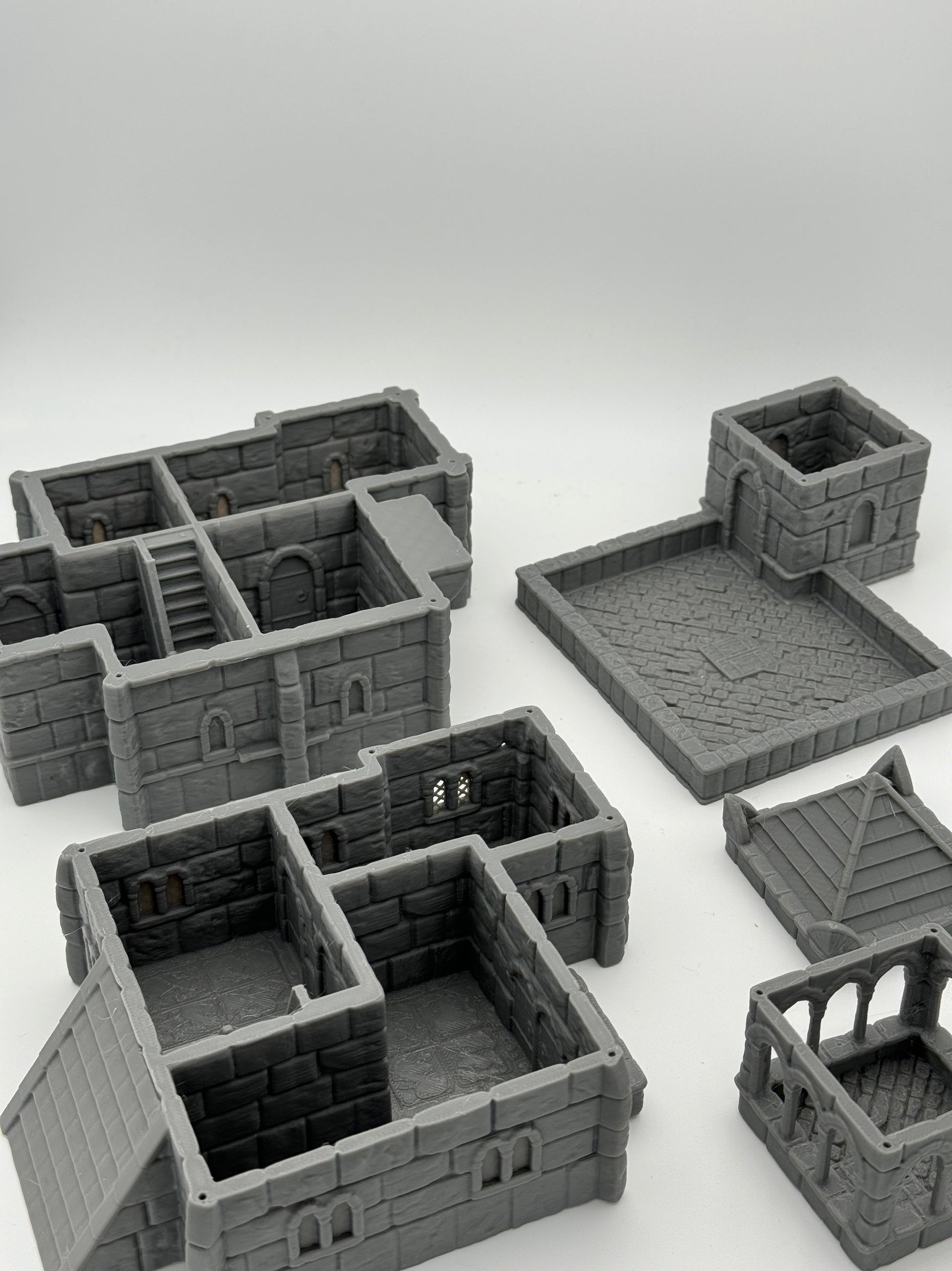 Product photo Tabletop 28mm The Printing Goes Ever On (TPGEO) 0: Ivory City Town Hall - Kingdom of Gonthan - Town Hall Tabletop Terrain