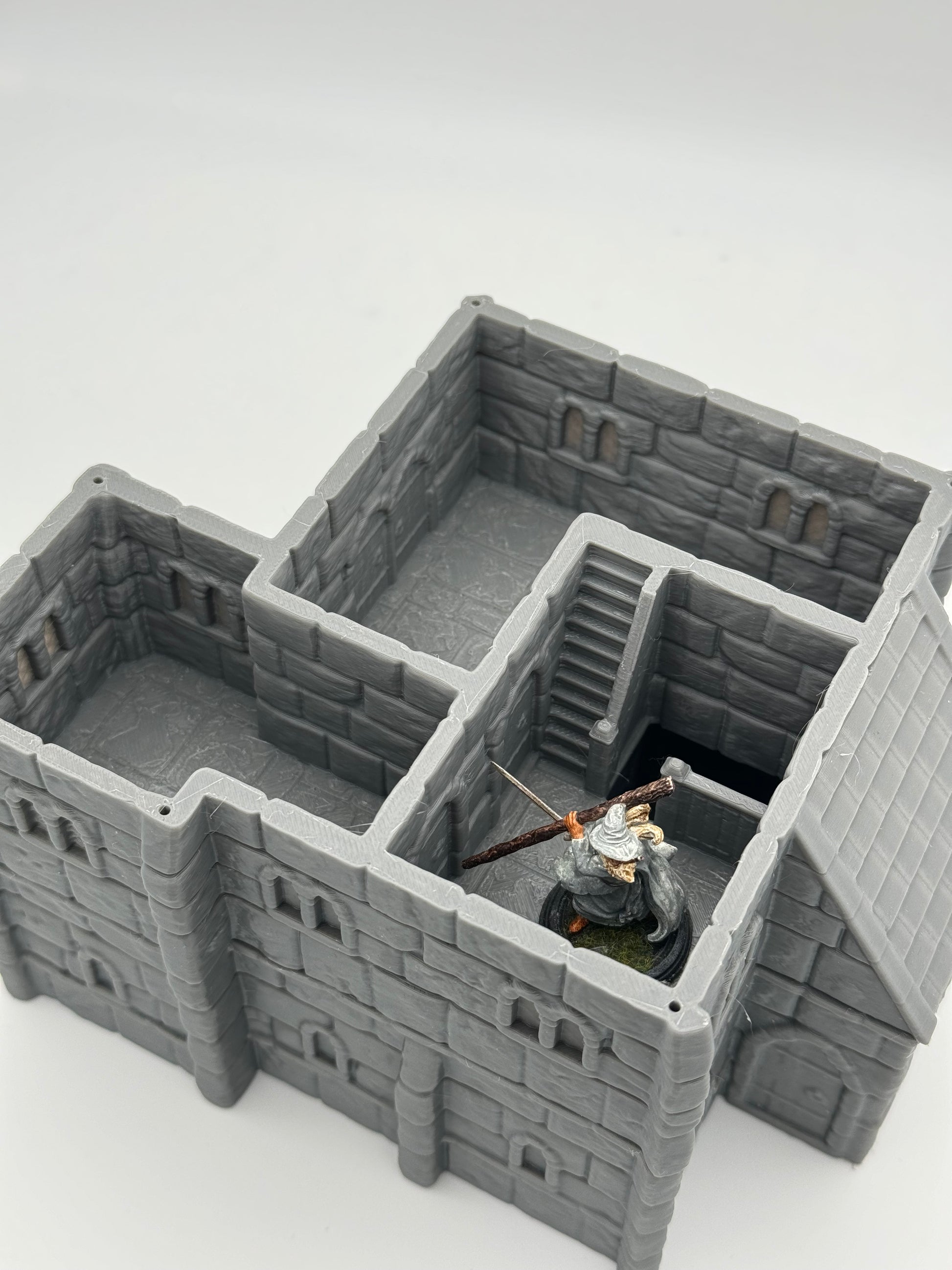 Product photo Tabletop 28mm The Printing Goes Ever On (TPGEO) 0: Ivory City Town Hall - Kingdom of Gonthan - Town Hall Tabletop Terrain
