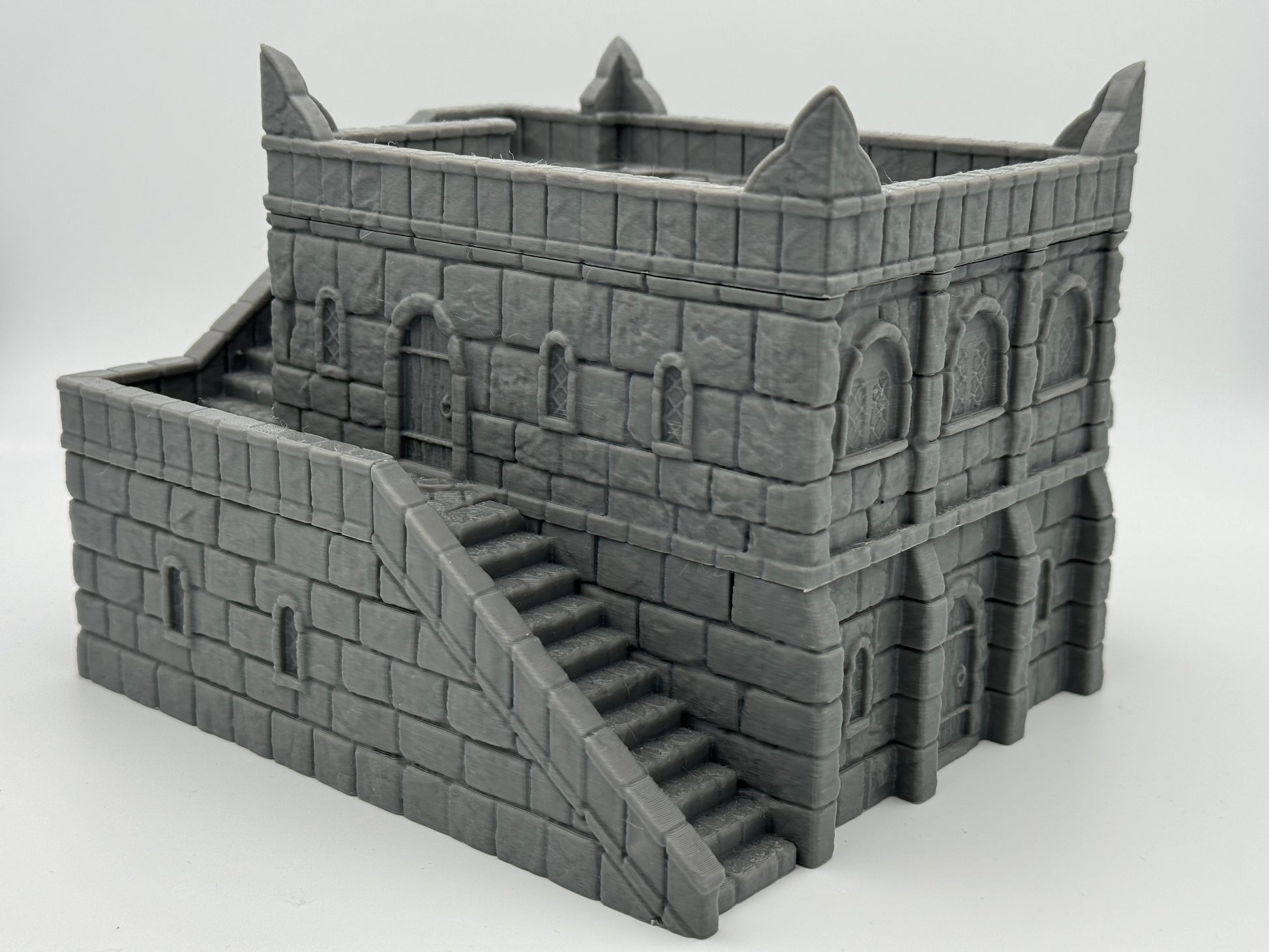 Product photo Tabletop 28mm The Printing Goes Ever On (TPGEO) 0: Marketplace Ivory City - Kingdom of Gonthan Building - Trade Hall Tabletop Terrain