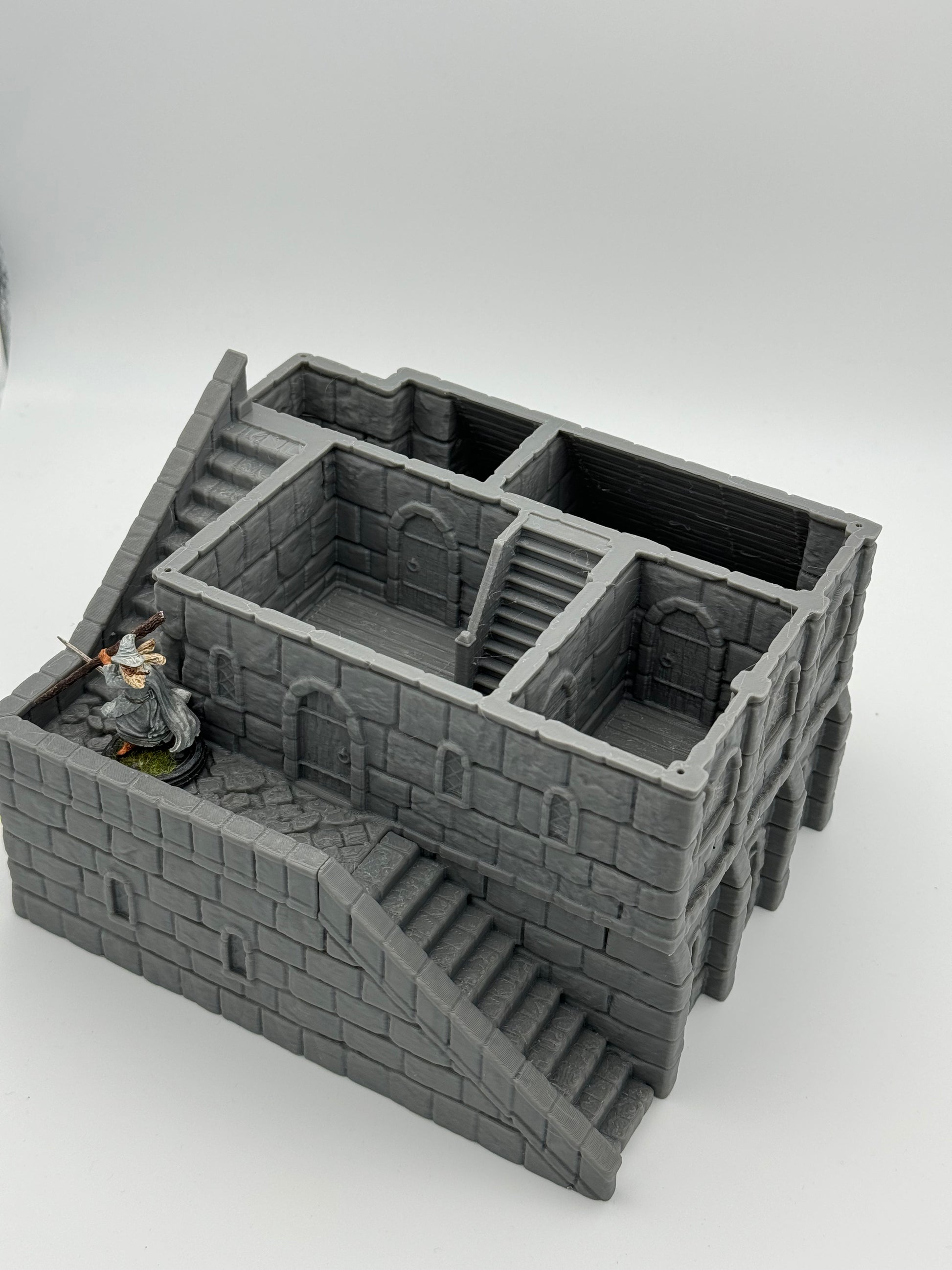 Product photo Tabletop 28mm The Printing Goes Ever On (TPGEO) 0: Marketplace Ivory City - Kingdom of Gonthan Building - Trade Hall Tabletop Terrain