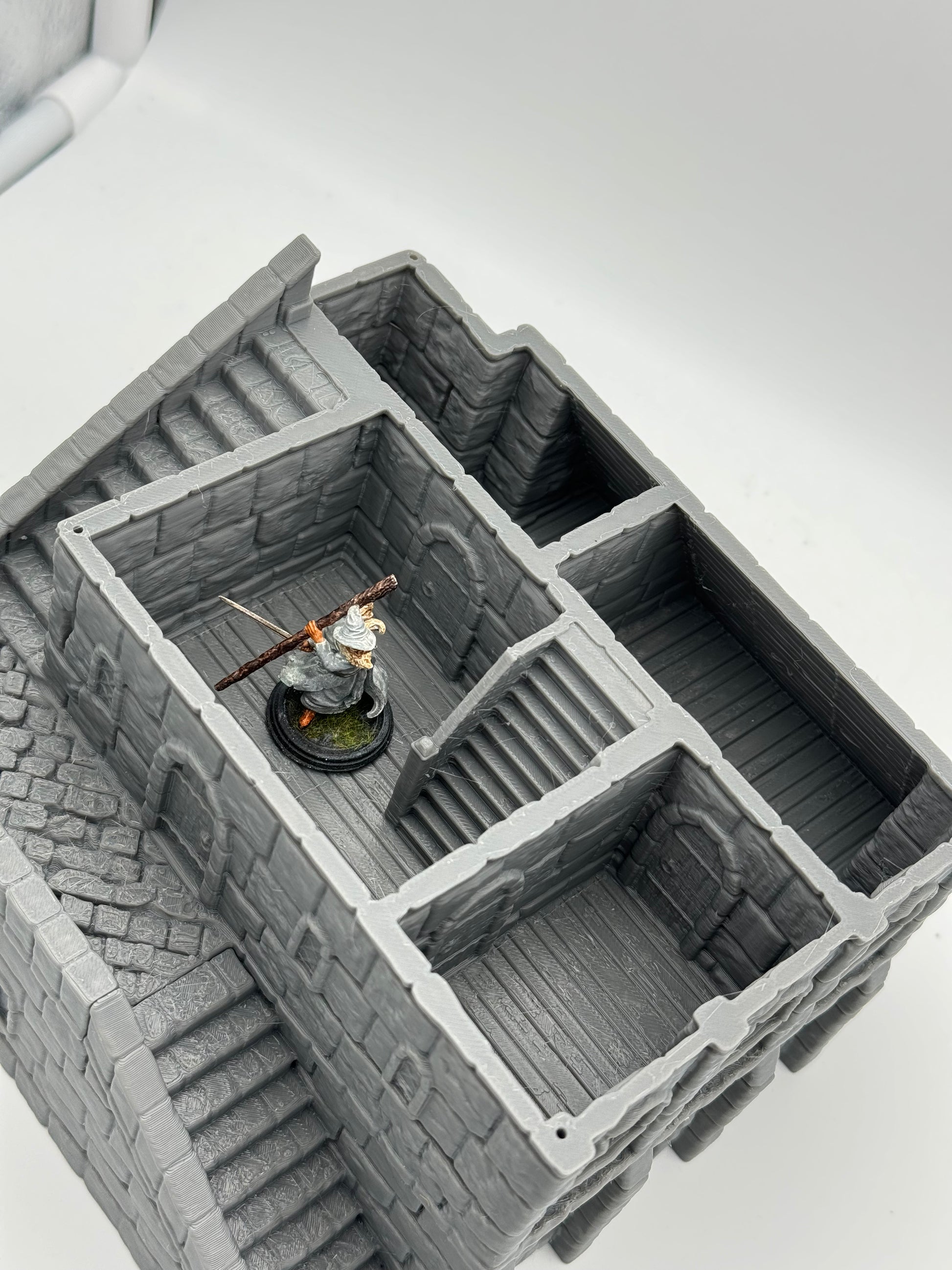 Product photo Tabletop 28mm The Printing Goes Ever On (TPGEO) 0: Marketplace Ivory City - Kingdom of Gonthan Building - Trade Hall Tabletop Terrain