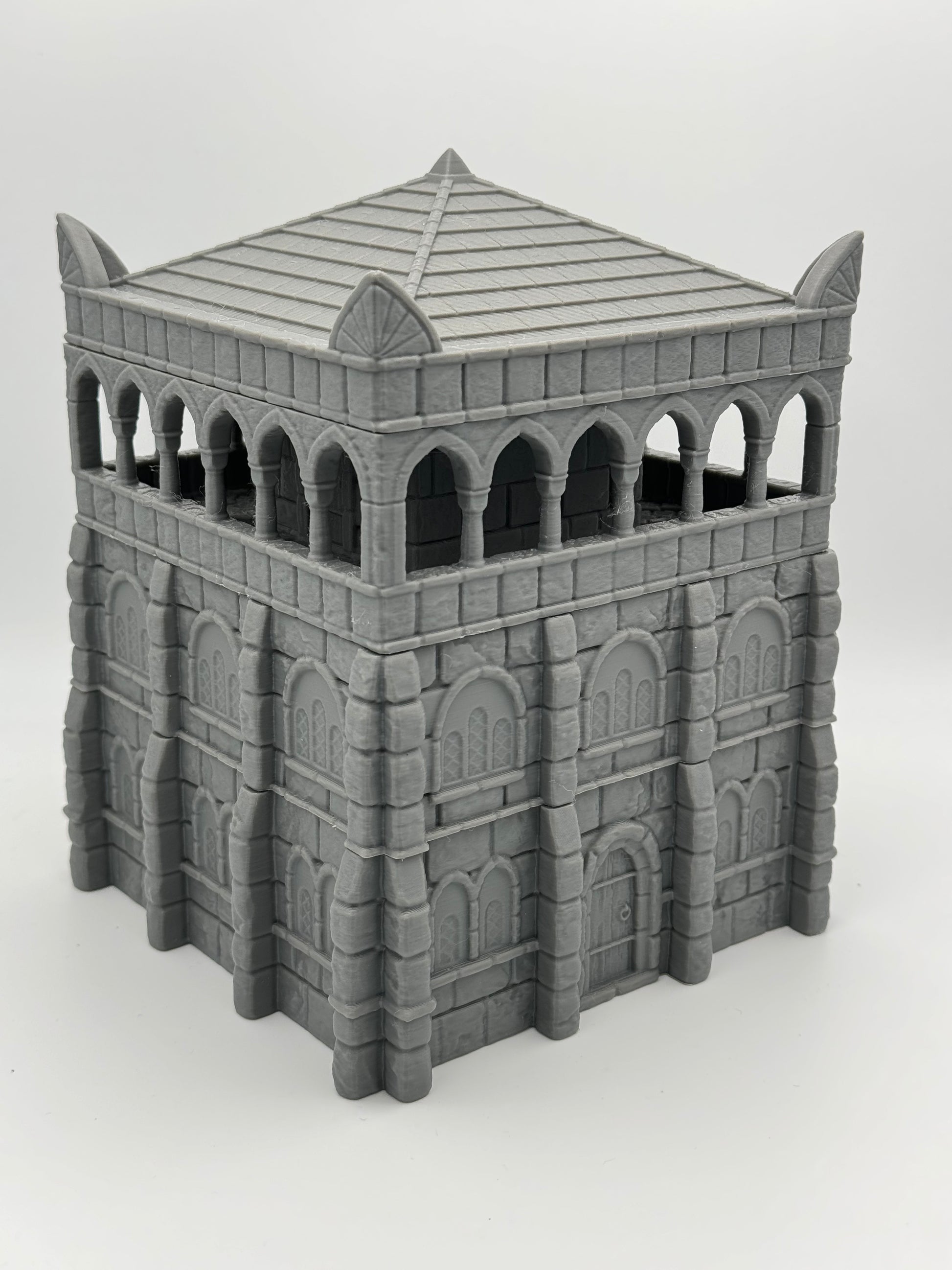Product photo Tabletop 28mm The Printing Goes Ever On (TPGEO) 0: Warehouse Ivory City - Kingdom of Gonthan - Warehouse Tabletop Terrain
