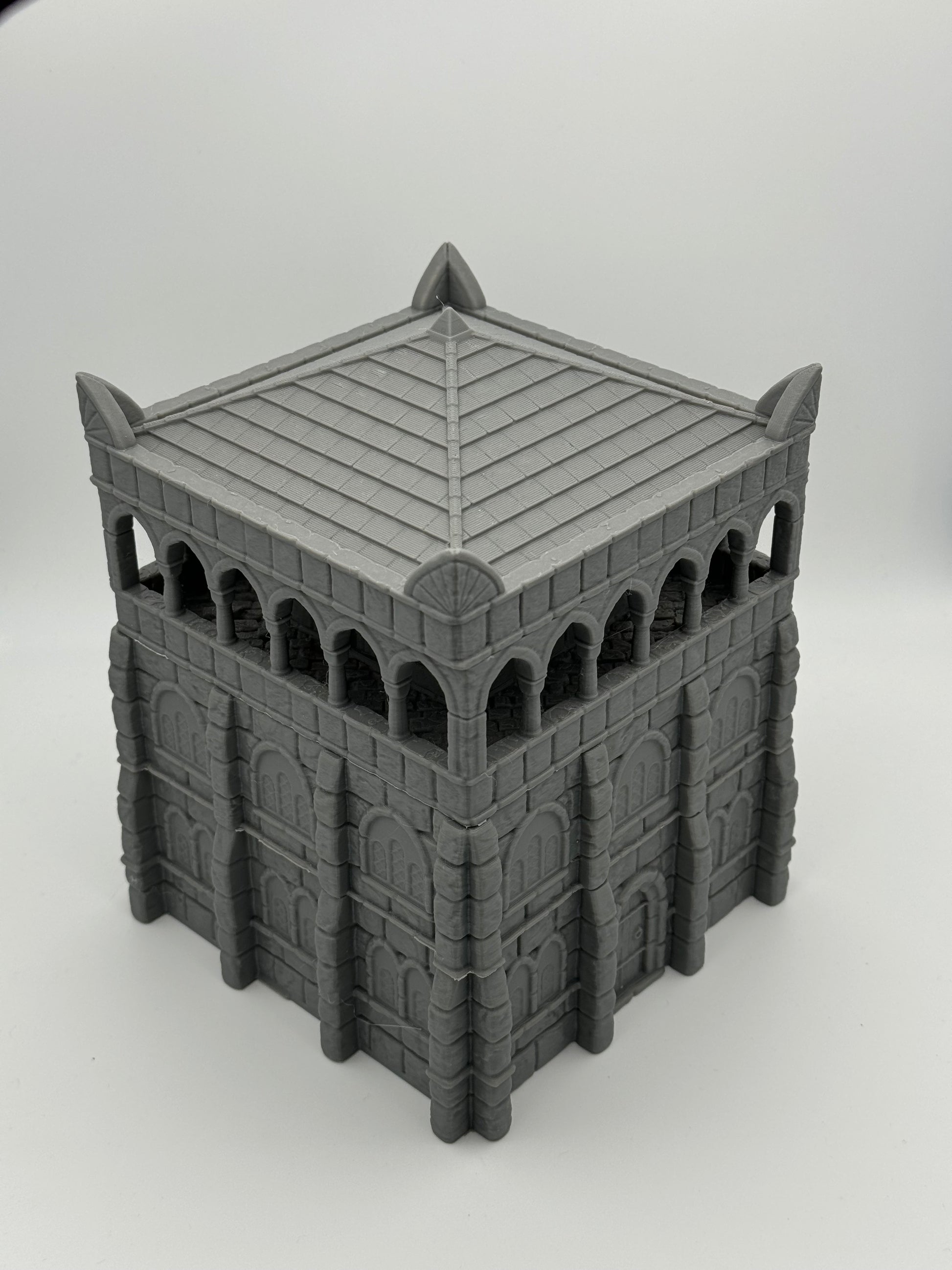 Product photo Tabletop 28mm The Printing Goes Ever On (TPGEO) 0: Warehouse Ivory City - Kingdom of Gonthan - Warehouse Tabletop Terrain
