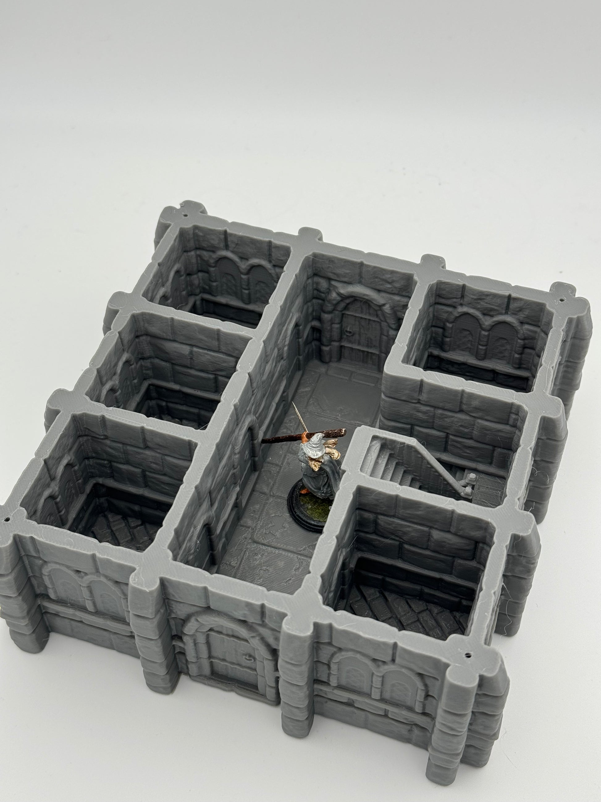 Product photo Tabletop 28mm The Printing Goes Ever On (TPGEO) 0: Warehouse Ivory City - Kingdom of Gonthan - Warehouse Tabletop Terrain